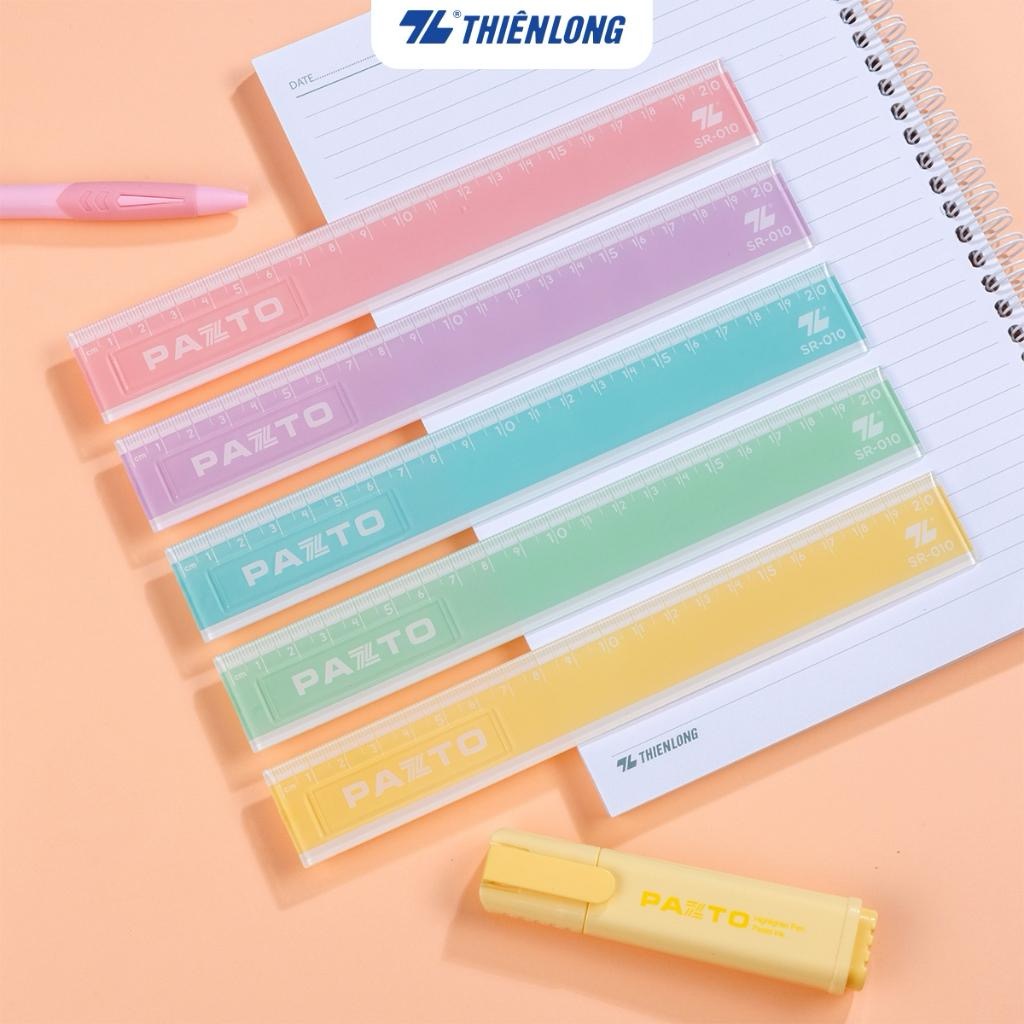 Thước kẻ Thiên Long Pazto pastel Thước kẻ Thiên Long Pazto đồ dùng học tập học sinh