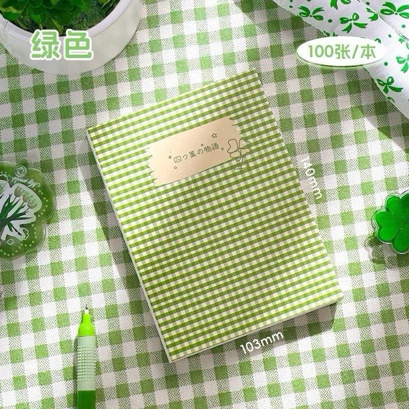 Sổ tay mini kẻ ô xanh lá Sổ tay mini kẻ ô xanh lá đồ dùng học tập học sinh