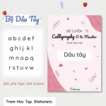 Luyện chữ Calligraphy Font Dâu Tây đáng yêu