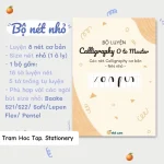 Luyện chữ Calligraphy bộ nét nhỏ 1 ô ly