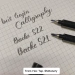 Cận cảnh ngòi bút luyện chữ Calligraphy Baoke S21 S22
