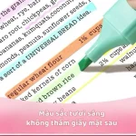 Bút highlight tiện ích không thấm giấy mặt sau