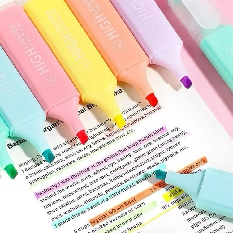 Bút highlight tiện ích đa dạng màu sắc Bộ bút highlight tiện ích đa màu sắc cho văn phòng
