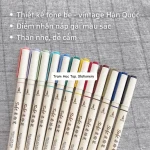 Bút luyện viết chữ Calligraphy tone be vintage