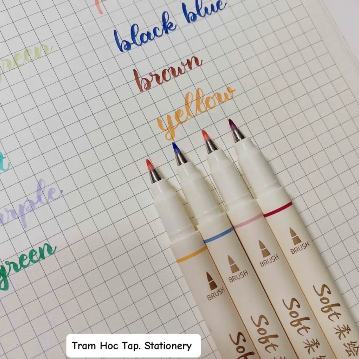 Ngòi cọ mềm bút Soft Brush Sign Pen Ngòi bút luyện viết chữ Calligraphy cọ mềm