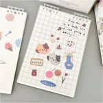 Sổ còng A5 kẻ ngang mẫu A họa tiết kẻ ô vuông