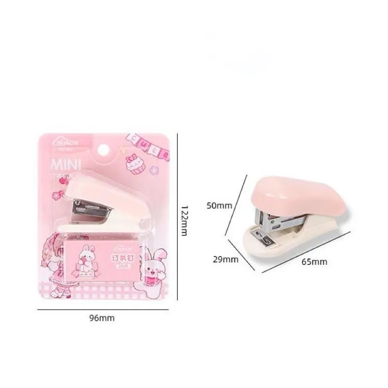 Kích thước dập ghim mini thỏ hồng Kích thước chi tiết dập ghim mini chibi thỏ hồng