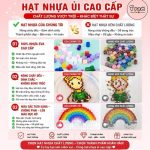 So sánh hạt nhựa ủi cao cấp MARD và hạt nhựa kém chất lượng