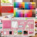 Bộ hạt nhựa ủi 96 màu siêu đa dạng