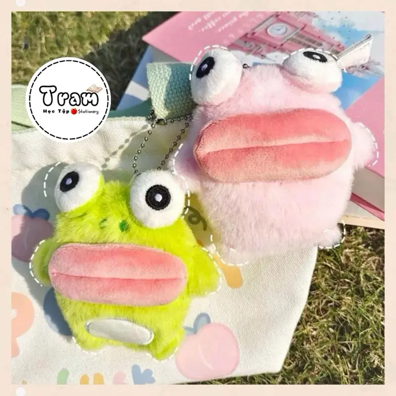 Móc khoá ếch trang trí túi xách dễ thương