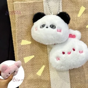 Móc khoá gấu bông hình gấu trúc dễ thương treo balo