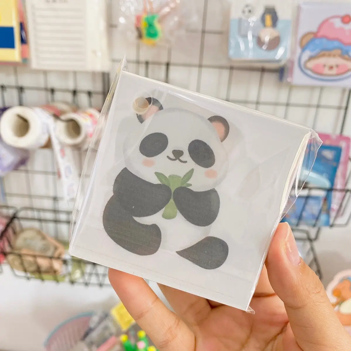 Sổ học từ vựng tiếng Anh hình gấu trúc dễ thương