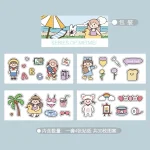 Stickers dễ thương Series of Meimei chủ đề đi biển mùa hè