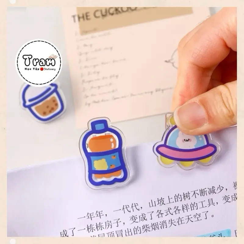 Sử dụng kẹp giấy xinh xắn kẹp giấy Cách sử dụng kẹp giấy xinh xắn để kẹp tài liệu học tập