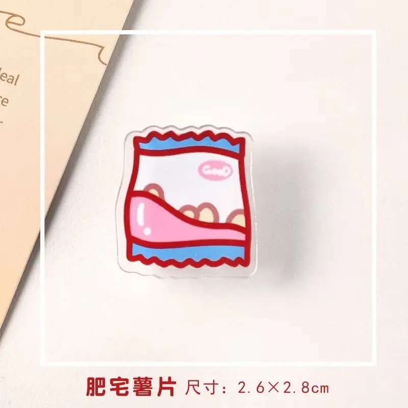 Kẹp giấy xinh xắn hình túi khoai tây chiên Kẹp giấy xinh xắn hình túi khoai tây chiên kích thước chi tiết
