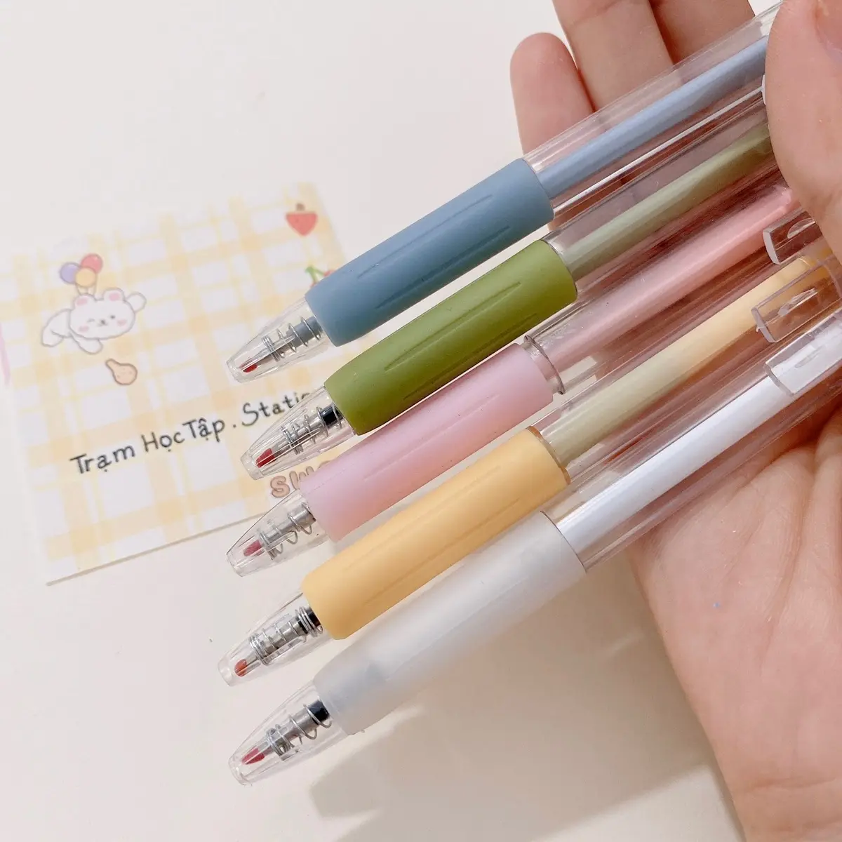 Đầu ngòi bút gel có đệm tay màu pastel ngòi bút gel có đệm tay màu pastel ngòi 0.5mm