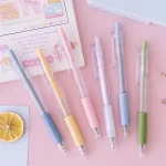 set bút gel có đệm tay màu pastel trang trí bàn học