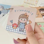 Cận cảnh sổ học từ vựng flashcard chủ đề tình bạn