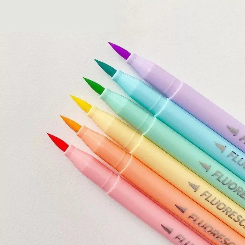 Ngòi brush bút viết chữ Calligraphy Cận cảnh ngòi brush của bộ 6 bút viết chữ Calligraphy
