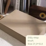 Xấp giấy nháp Kraft trơn dày dặn