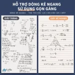 So sánh giấy nháp Kraft trắng và kẻ ngang