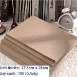 Giấy nháp Kraft kẻ ngang caro trơn khổ B5