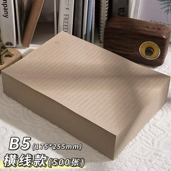 B5 100 tờ giấy nháp kẻ ngang