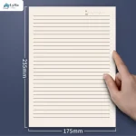 Cấu trúc dòng kẻ giấy nháp Kraft B5