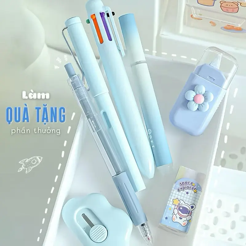 Dùng set đồ dùng học tập học sinh làm quà tặng phần thưởng Set đồ dùng học tập học sinh làm quà tặng ý nghĩa