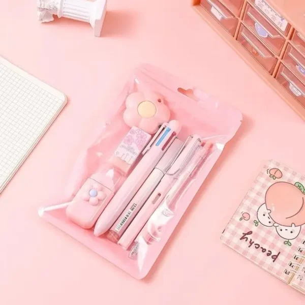 Set 7 món hồng pastel