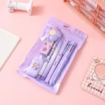 Biến thể màu tím đồ dùng học tập học sinh