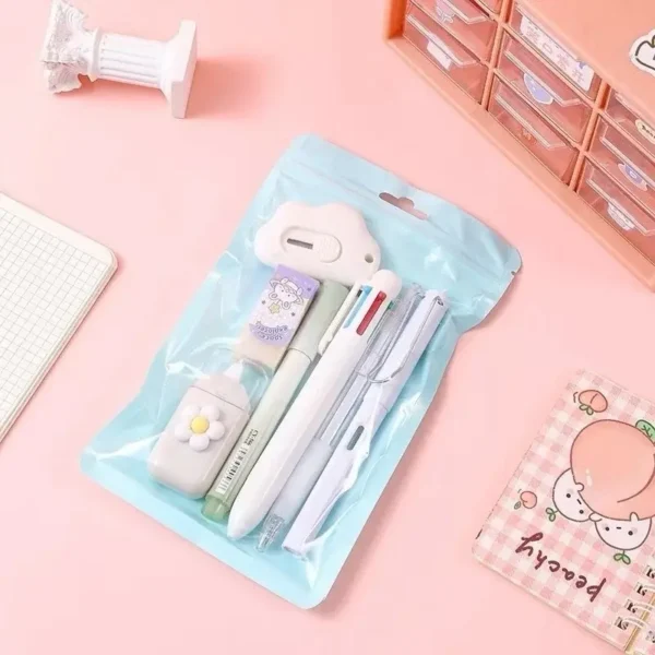 Set 7 món trắng cream