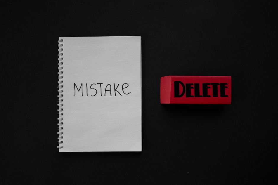 Sổ tay ghi chép sửa lỗi sai mistake và delete Sổ tay ghi chép sửa lỗi sai bằng bút xóa mặt cười